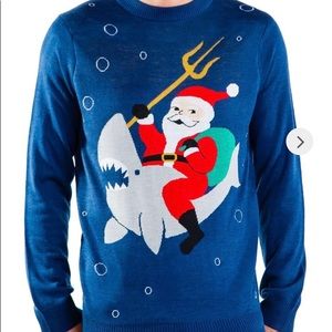 Tipsy Elves Santa Sleigh Ugly Christmas Sweater